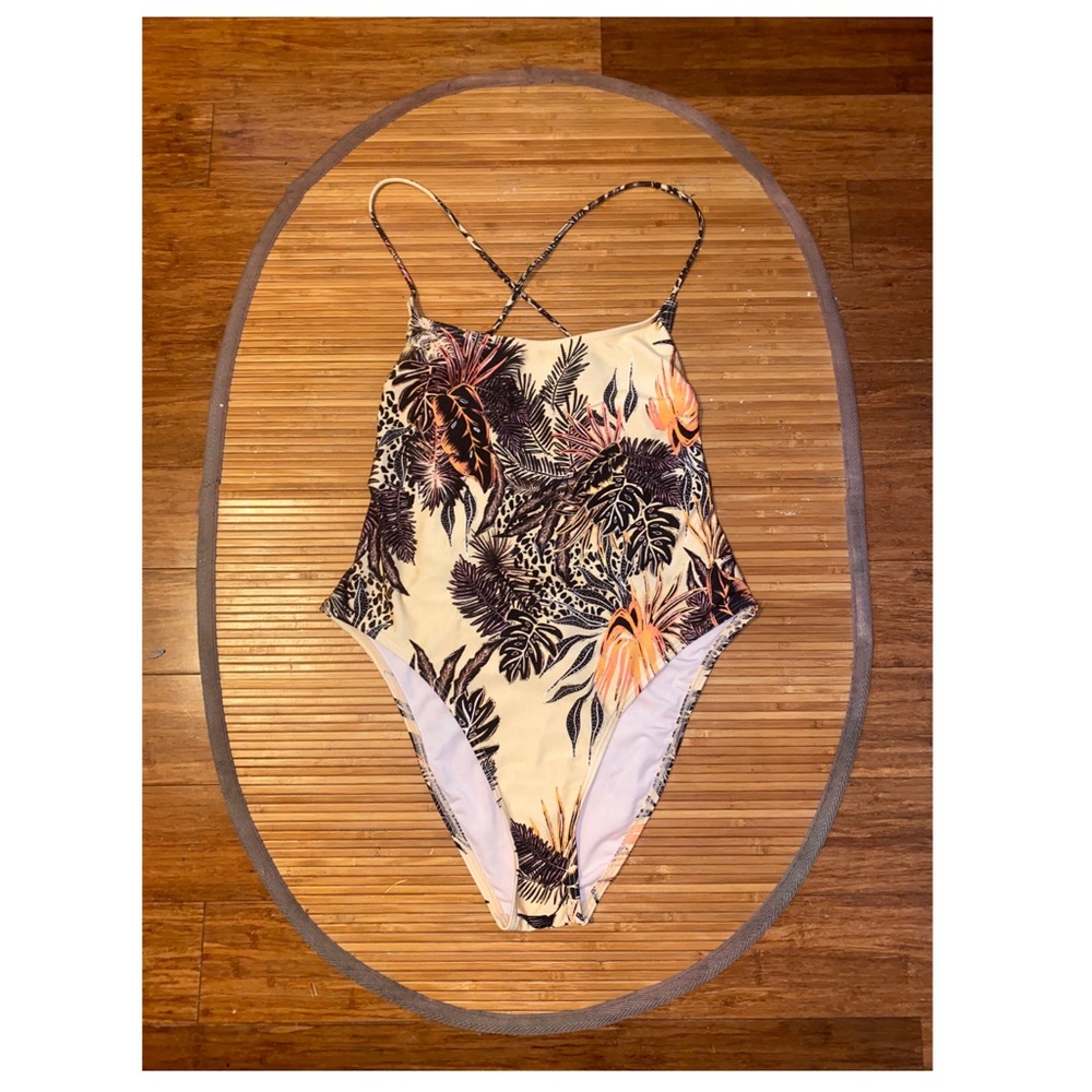 MinkPink Safari High-Waisted One Piece